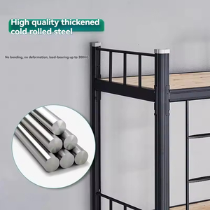 Letto <span class=keywords><strong>a</strong></span> Castello in Acciaio di Alta Qualità per Studenti e Adulti, Camera Doppia, Dormitorio, Appartamento - Product Image 6