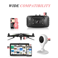 Grosir Pabrik Kartu Memori Kecepatan Tinggi 8G 16G 32G 64GB 128GB Kartu TF SD Mini Kustom untuk Ponsel Kamera Dasbor CCTV GPS DVR
