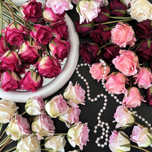 Ramo de Rosas Artificiales Elsa Rose, Flores de Seda para Decoración de Bodas, Arreglo Floral para Mesa, Ramo de Novia, Material para Manualidades - Product Image 3