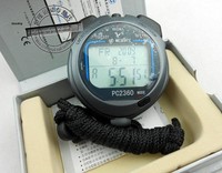 Cronómetro Digital Profesional PC2360 de 3 Filas y 60 Memorias Antideslizante para Atletismo, Entrenamiento y Competición