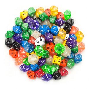 Venta al por Mayor de Dados D10 Digitales de Poliedro para D&D, Acrílicos, Plástico, Suministro a Granel - Product Image 1
