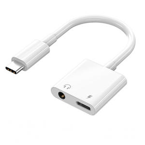<span class=keywords><strong>2</strong></span> в 1 быстрая зарядка Type-C USB-концентратор с новым USB C на 3,5 мм аудио разъем конвертер для ноутбука выход переменного тока - Product Image 3