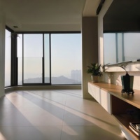 Ventanas Corredizas Laterales Panorámicas de Aleación, Resistentes al Viento, Insonorizadas, con Vidrio Templado para Uso en Dormitorios de Casas Modernas