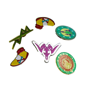 Pins de Esmalte Metálico Duro, Esmalte Suave, Esmalte Epoxi, Pins de Esmalte con Diseños Únicos, Pin con LOGO Personalizado, Pin de Solapa de Arte Abstracto - Product Image 5