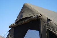 Tenda Glamping Tiup PVC Oxford 13,5 Meter Persegi dengan Pompa untuk Rumah Tamu dan Resor