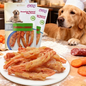 Golosinas para perros de pollo y zanahoria naturales de etiqueta privada, proveedor OEM al por mayor, comida para mascotas más vendida, aperitivos personalizados fáciles de digerir - Product Image 1