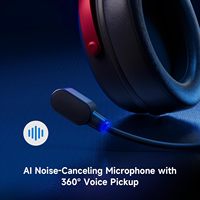 Auriculares para Juegos MCHOSE V9 PRO Tri-Mode Inalámbricos Ultraligeros con Alcance Inalámbrico de 40m, Diseño Ergonómico y Controladores de 53mm