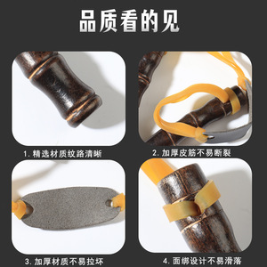 Tirachinas de Bambú, Juguete de Madera para Exteriores, Regalo Educativo Duradero para Niños - Product Image 2