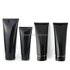 Custom nero bianco spremere tubo morbido <span class=keywords><strong>crema</strong></span> per le <span class=keywords><strong>mani</strong></span> vuoto 30ml 50ml 80ml 100ml lozione detergente per il viso <span class=keywords><strong>crema</strong></span> tubo per l'imballaggio cosmetico - Product Image 4