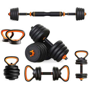 Set 3-in-1 di Manubri e Kettlebell Regolabili in PE, Produzione Cinese, Peso Staccabile, Impugnatura Antiscivolo, per Palestra Domestica - Product Image 6