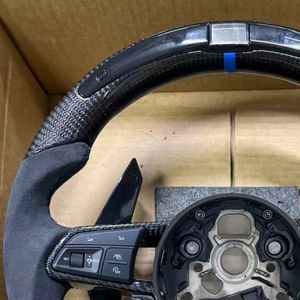 <span class=keywords><strong>Volant</strong></span> en fibre de carbone pour Audi B8 A3 A4 A5 A6 <span class=keywords><strong>C6</strong></span> S3 S4 S5 S6 S7 RS3 RS4 RS5 Q3 Q5 Q7 <span class=keywords><strong>RS6</strong></span> R8 TT A7 TTRS <span class=keywords><strong>Volant</strong></span> de voiture - Product Image 6