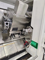 DONGS Petit tour CNC double mandrin horizontal avec lit incliné pour les travaux de fraisage et de tour