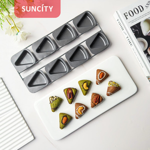 SUNCITY Triangular Cake Mold 8 Cavity Baking Pan For DIY Desserts - Product Image 2