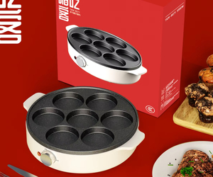 2026 Trending Mini Portable Smokeless <b>Electric</b> Grill Non Stick Plate Temperature Control Household Breakfast Maker For Egg - Product Image 5