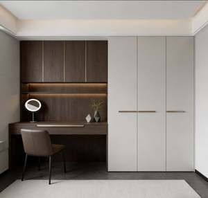 Armario Vestidor con Puertas Corredizas de Madera, Diseño de Madera Personalizado, Gran Espacio de Almacenamiento para Dormitorio Principal - Product Image 2