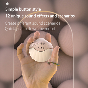 Nouvelle machine intelligente d'aide au sommeil 2025 avec 12 sons naturels et <span class=keywords><strong>bruit</strong></span> blanc pour bébé, veilleuse à 3 minuteurs, portable pour les voyages, enfants - Product Image 6