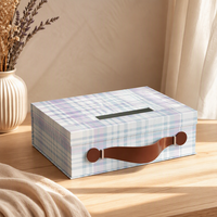 Boîte cadeau en forme de mallette pour vêtements, ruban, rose