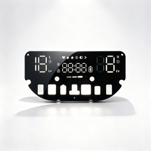 Panel de Control de Dispositivo de Masaje Personalizado de Fábrica, Teclado de Membrana, Adhesivo de PVC PET para Bluetooth, Corte Adhesivo - Product Image 2