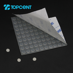 Topcent Tự Dính Silicone Đồ Nội Thất Pads <span class=keywords><strong>Cabinet</strong></span> Bumpers Cao Su Damper Buffer Cushion Bảo Vệ Đồ Nội Thất Phần Cứng - Product Image 4