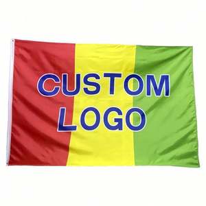 Fábrica de China, venta al por mayor, bandera nacional grande para exteriores, diseño personalizado de todos los países, banderas de precio barato, pancartas - Product Image 5