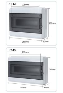 Boîtes de jonction électriques étanches et anti-poussière en plastique ABS de haute qualité Équipement de distribution d'énergie avec boîtier de distribution - Product Image 6
