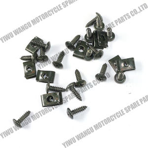 5 pièces/lot de couvercle en plastique pour moto, voiture, Scooter, quad, bicyclette, housse en plastique, vis et Clips auto-adaptés M4 M5 4.2mm 4.8mm - Product Image 4