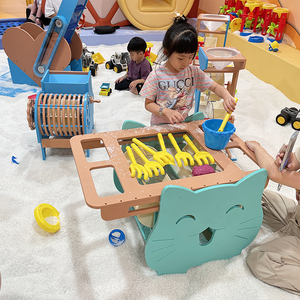 Equipo de entretenimiento para patio interior, juego suave para niños, juguete para arena con arena de grano, juego para interiores - Product Image 2