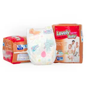 Factory wholesale top quality baby diapers soft breathable A grade security disposable baby diapers