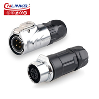 Giro — connecteur d'alimentation cc, 4 broches, prise M12, étanche, pour application led