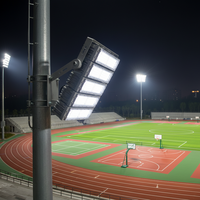 Projecteur LED modulaire à haut lumen pour éclairage extérieur de stades, projecteur LED à module réglable pour terrains de sport et parkings