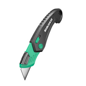 Cuchillo Plegable Baolian con Hoja de Acero Inoxidable Verde, Herramienta de Corte Multifuncional para Cuero y Alfombras - Product Image 5