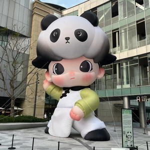 Mignonne nouvelle mascotte <span class=keywords><strong>de</strong></span> panda gonflable <span class=keywords><strong>de</strong></span> style pour <span class=keywords><strong>la</strong></span> décoration murale publicitaire pour les musées <span class=keywords><strong>de</strong></span> centres commerciaux <span class=keywords><strong>de</strong></span> pubs - Product Image 4
