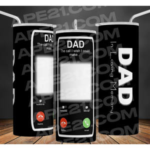 Vasos para el Día del Padre con Tapa y Pajita de 20oz - Product Image 4