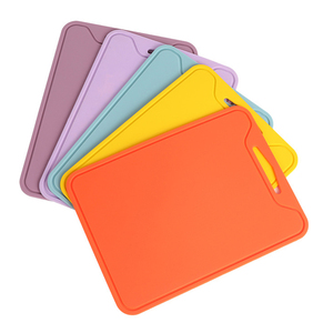 Outil alimentaire <span class=keywords><strong>complémentaire</strong></span> antidérapant bloc à découper en Silicone tapis de planche à découper de cuisine planche à découper en Silicone de lavage facile - Product Image 2