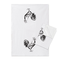 Serviettes de cuisine en coton et lin imprimées sur mesure avec impression numérique et logo personnalisé pour une utilisation de haute qualité en cuisine