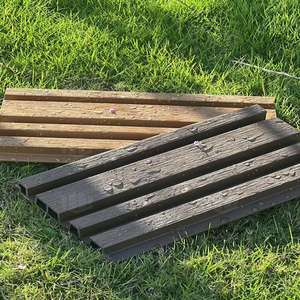 Paneles de Pared Interiores y Exteriores Modernos de Primera Calidad AOLO, Paneles Decorativos de WPC Impermeables, Resistentes al Fuego, con Diseño de Listones de Madera, Garantía de 5 Años - Product Image 4