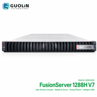 Serveur FusionServer 1288H V7 1U en rack pour la virtualisation de centre de données, l'informatique en nuage, serveur d'entreprise à double processeur