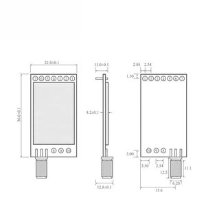 E33-433T13D SX1212 Módulo de RF de 433MHz con Transmisor y Receptor de Datos Inalámbricos de Baja Potencia con Despertador FEC UART DIP 433M - Product Image 2