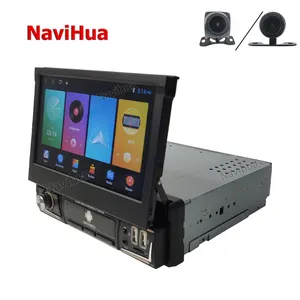 Универсальный Автомобильный мультимедийный плеер Navihua с сенсорным экраном 1 Din 7 дюймов Android Indash Радио Видео Стерео дисплей Автомобильный DVD-плеер