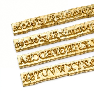 Molde de latón para estampado en caliente, molde digital personalizado para letras en cuero y papel - Product Image 2