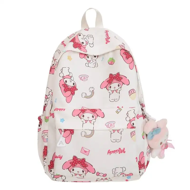 Yubon Sanrioed Cinnamoroll Kuromi My Melody Anime Backpack Cute Schoolbags Cartoon Shoulder Bag Birthday Gift for Friend