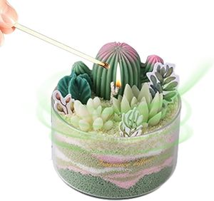 Vente en gros de bougies chauffe-plat fantaisie pour cadeaux de mariage, kit de fabrication de bougies parfumées DIY pour la décoration intérieure - Product Image 2