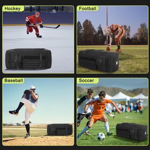Échantillon gratuit Sac de transport pratique pour patins à glace, grande capacité, sac de sport pour hockey, en polyester et nylon résistant - Product Image 6