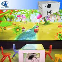 Projecteur interactif pour l'école, projection 3D, mapping, jeu mural tactile, jeu de peinture, enfants, Android, HDMI
