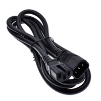Cordon d'extension d'alimentation C14-C15, IEC 320 C14 vers C15, PDU UPS, cordon d'extension mâle vers femelle