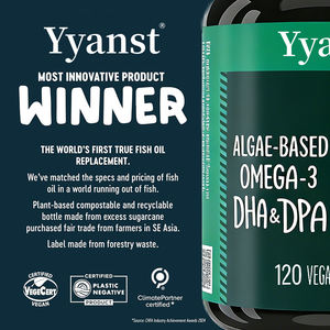 Gélules de haute qualité à marque privée OMEGA 3 & EPA & DHA pour stimuler l'immunité, soutenir la fonction cognitive et favoriser la santé des os et des articulations - Product Image 2