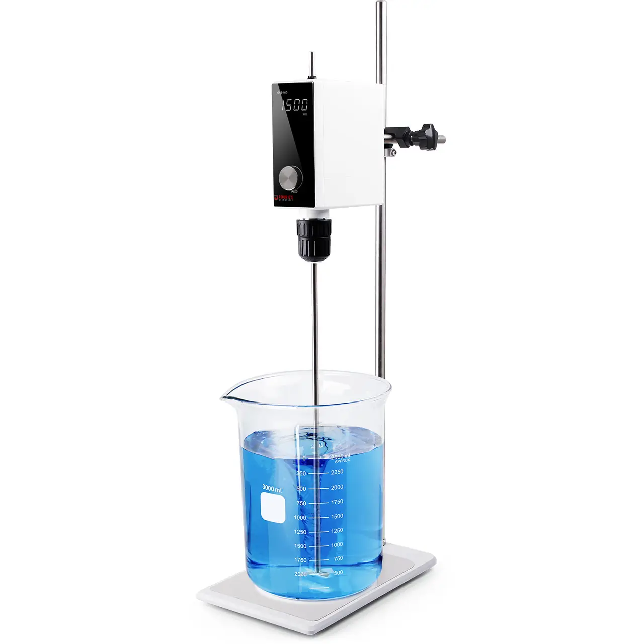 Laboratuvar sıvı mikser karıştırıcısı makinesi karıştırma tepegöz karıştırıcı