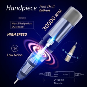DMJ-101 Taladro de Uñas Portátil Recargable de 35000 rpm para Manicura y Pedicura - Product Image 2