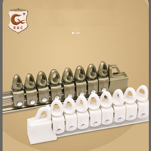 <span class=keywords><strong>Rail</strong></span> de <span class=keywords><strong>rideau</strong></span> encastré pliable en aluminium coulissant au <span class=keywords><strong>plafond</strong></span> incurvé moderne de haute qualité - Product Image 2