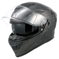 Casque de moto en fibre de carbone à face ouverte, norme ECE 22.06, avec double visière anti-impact, toutes saisons, prix de gros usine